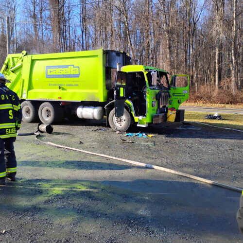 CMV Fire Rt 136 @ Deer Creek