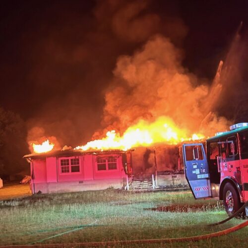 July 4th Cooper Rd, Whiteford House Fire